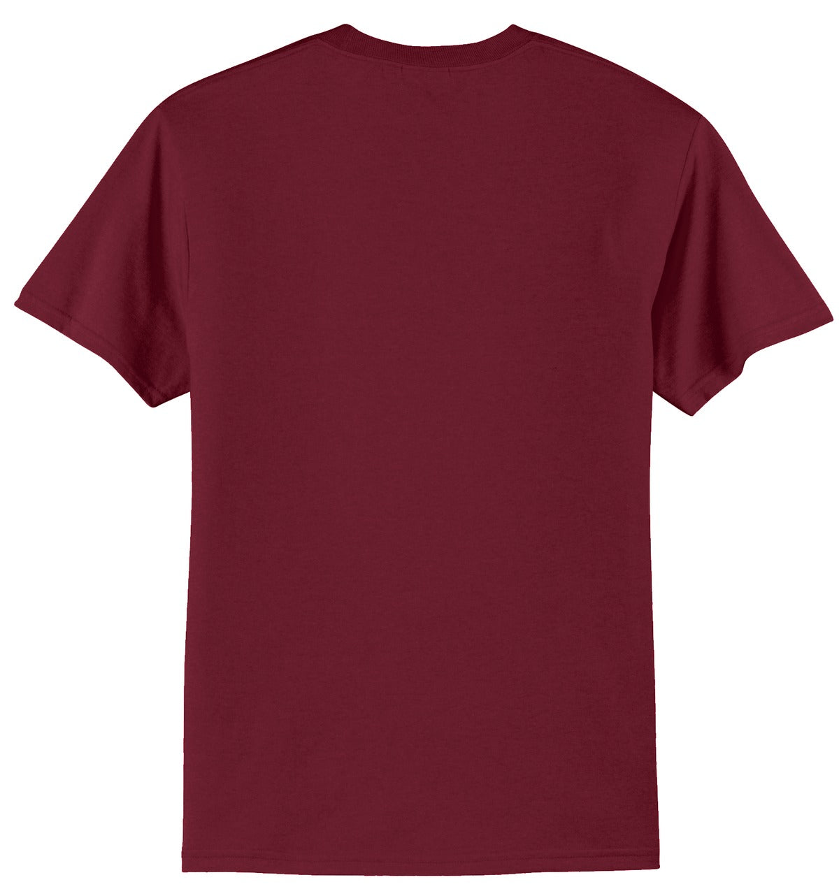 Port & Company Core Blend Tee.  PC55 Cardinal