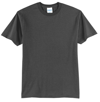 Port & Company Core Blend Tee.  PC55 Charcoal