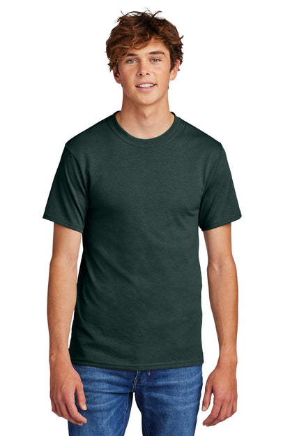 Port & Company Core Blend Tee.  PC55 Dark Green