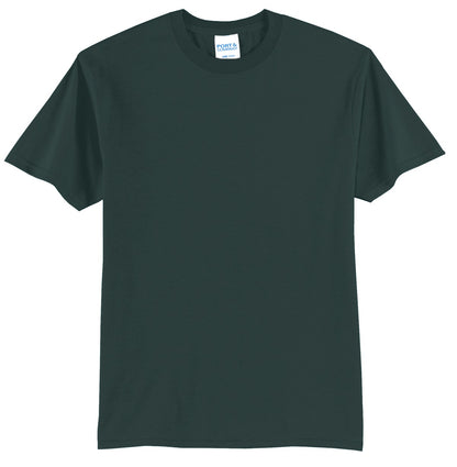 Port & Company Core Blend Tee.  PC55 Dark Green