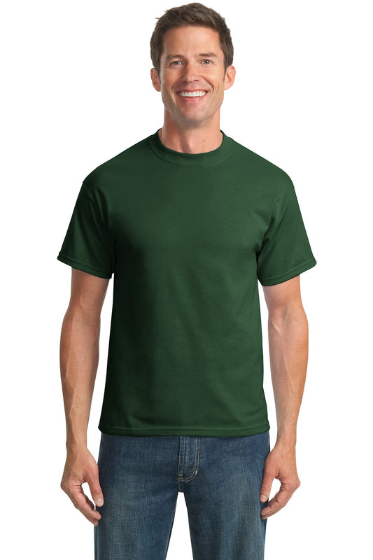 Port & Company Tall Core Blend Tee. PC55T Dark Green Tall
