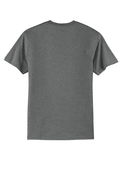 Port & Company Core Blend Tee.  PC55 Graphite Heather