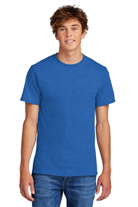 Port & Company Core Blend Tee.  PC55 Heather Royal