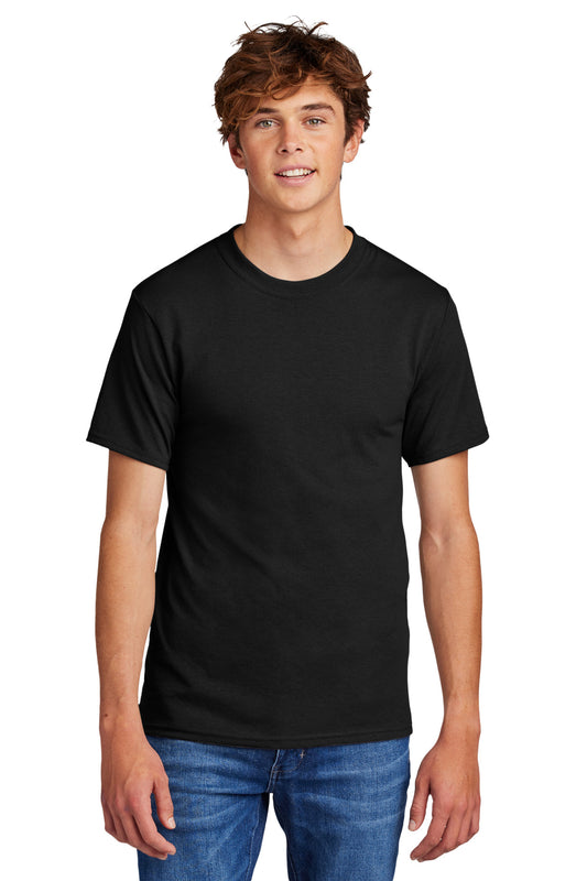 Port & Company Core Blend Tee.  PC55 Jet Black