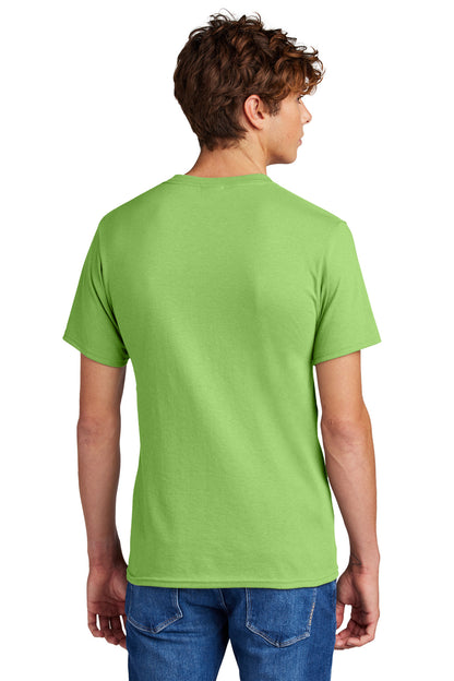 Port & Company Core Blend Tee.  PC55 Lime