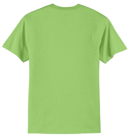 Port & Company Core Blend Tee.  PC55 Lime