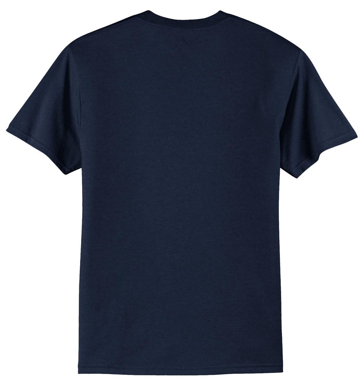 Port & Company Core Blend Tee.  PC55 Navy