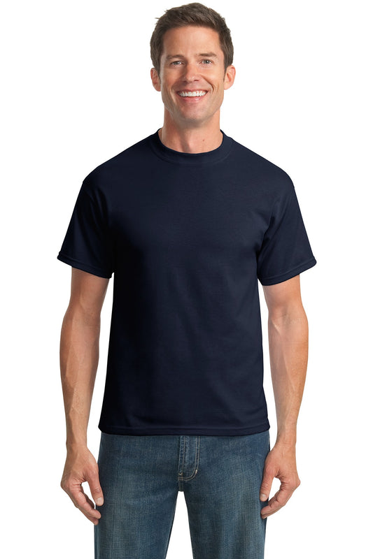 Port & Company Tall Core Blend Tee. PC55T Navy Tall