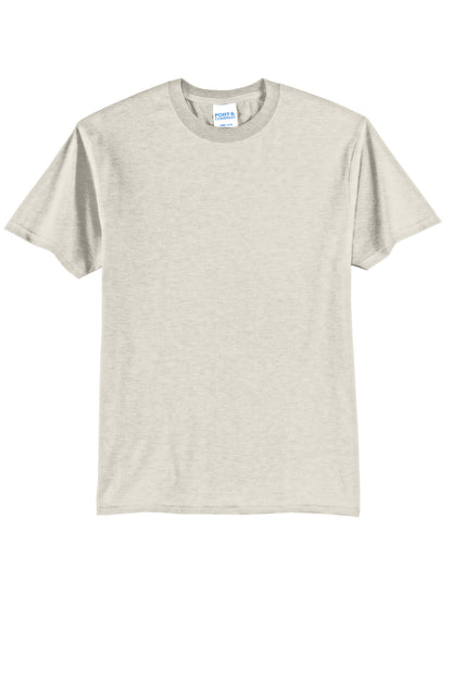 Port & Company Core Blend Tee.  PC55 Oatmeal Heather