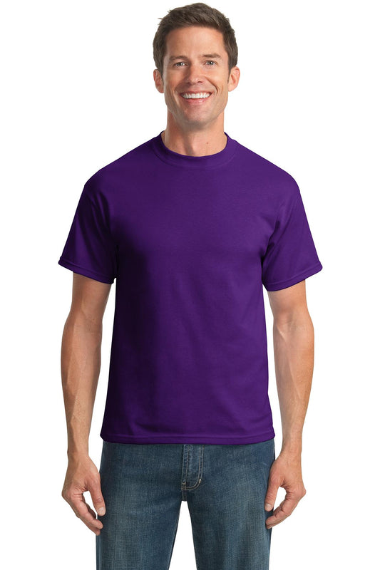 Port & Company Tall Core Blend Tee. PC55T Purple Tall