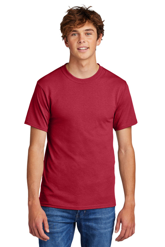 Port & Company Core Blend Tee.  PC55 Red