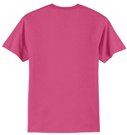 Port & Company Core Blend Tee.  PC55 Sangria