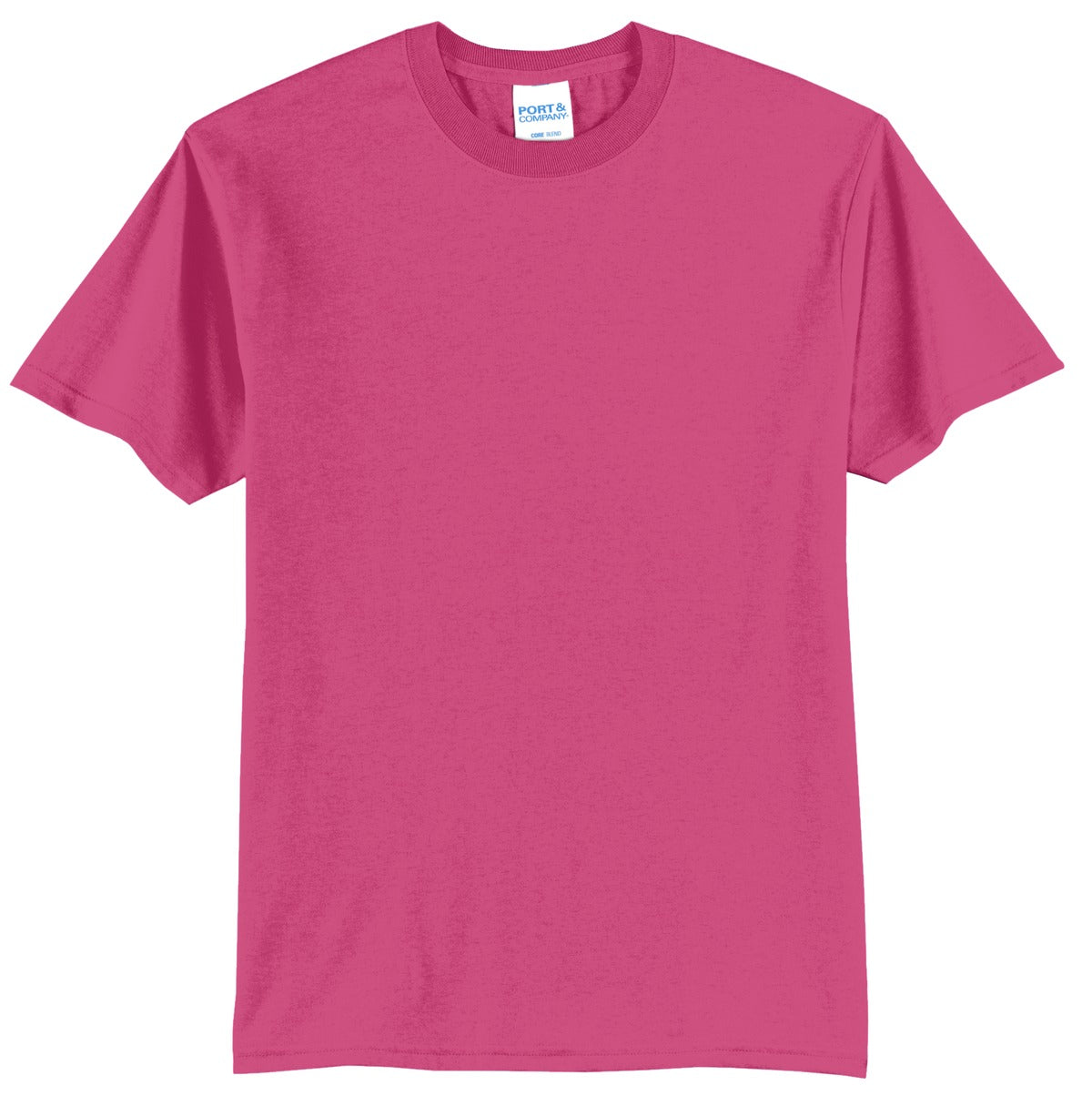 Port & Company Core Blend Tee.  PC55 Sangria