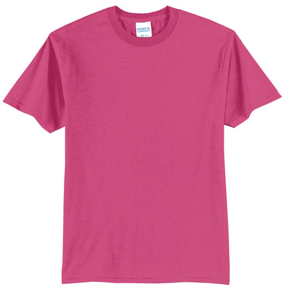 Port & Company Core Blend Tee.  PC55 Sangria
