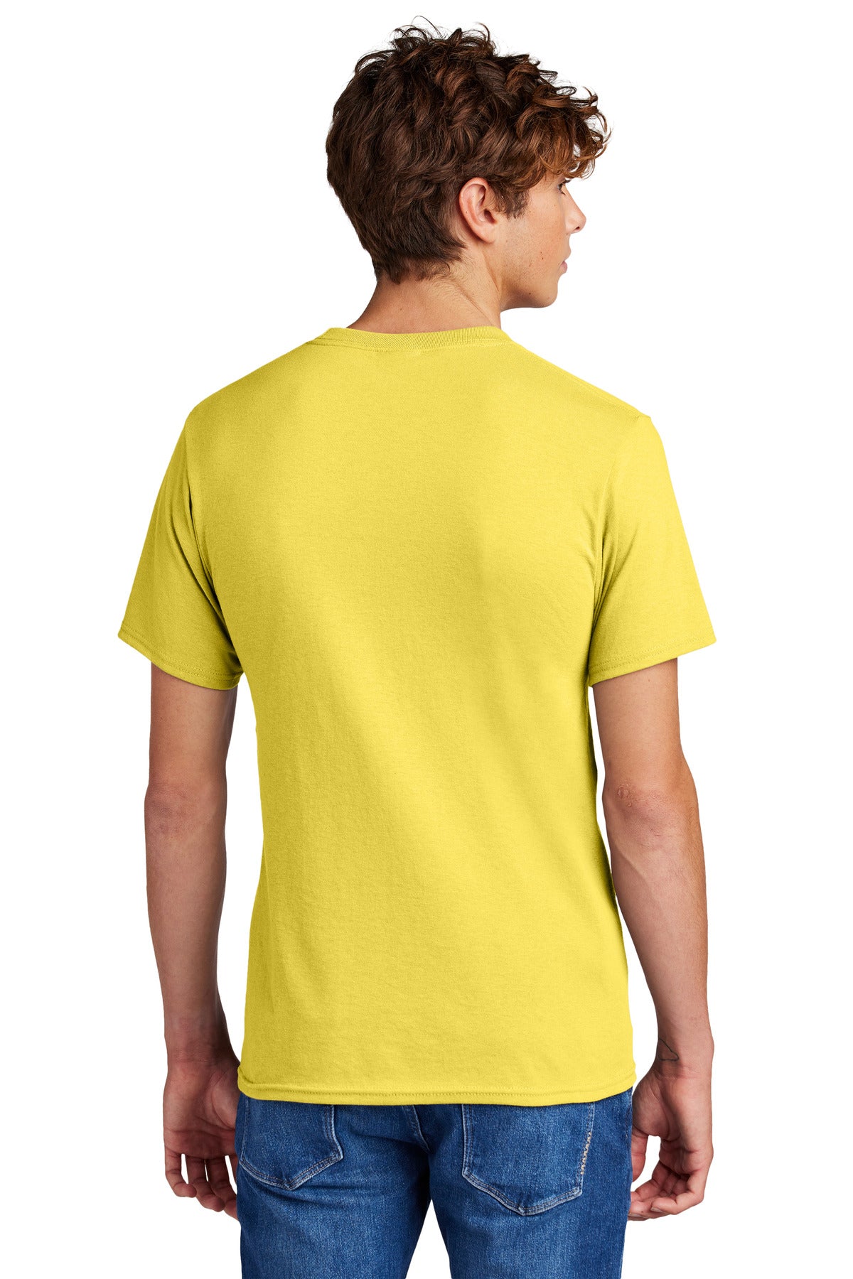 Port & Company Core Blend Tee.  PC55 Yellow