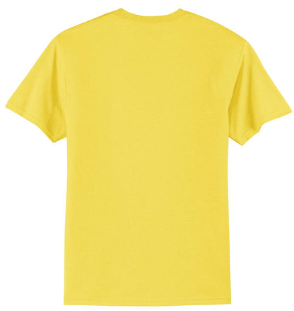 Port & Company Core Blend Tee.  PC55 Yellow