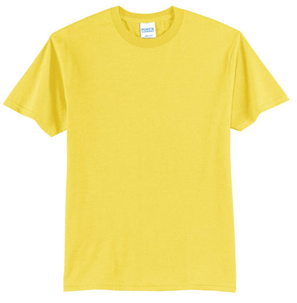 Port & Company Core Blend Tee.  PC55 Yellow
