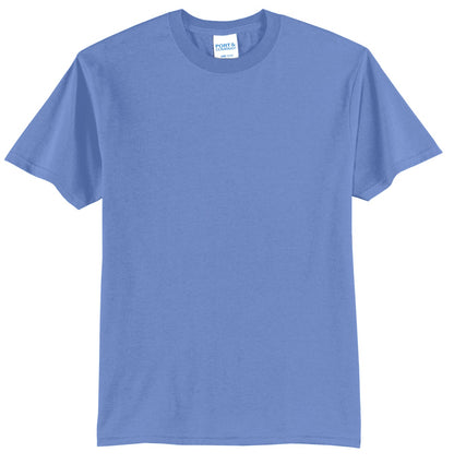Port & Company Core Blend Tee.  PC55 Carolina Blue