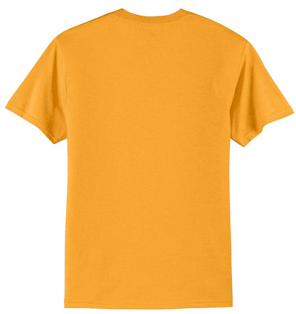 Port & Company Core Blend Tee.  PC55 Gold