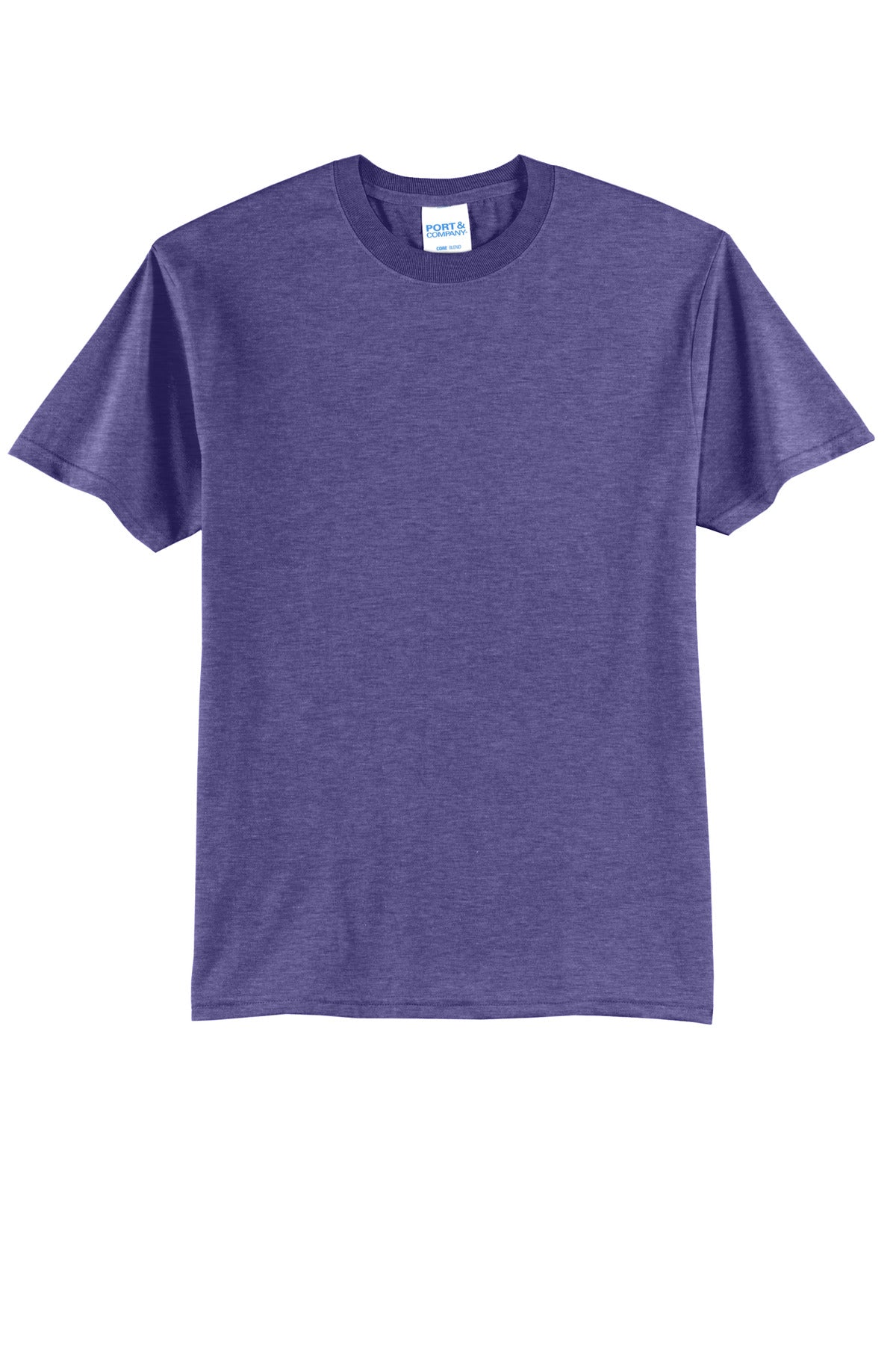 Port & Company Core Blend Tee.  PC55 Heather Purple