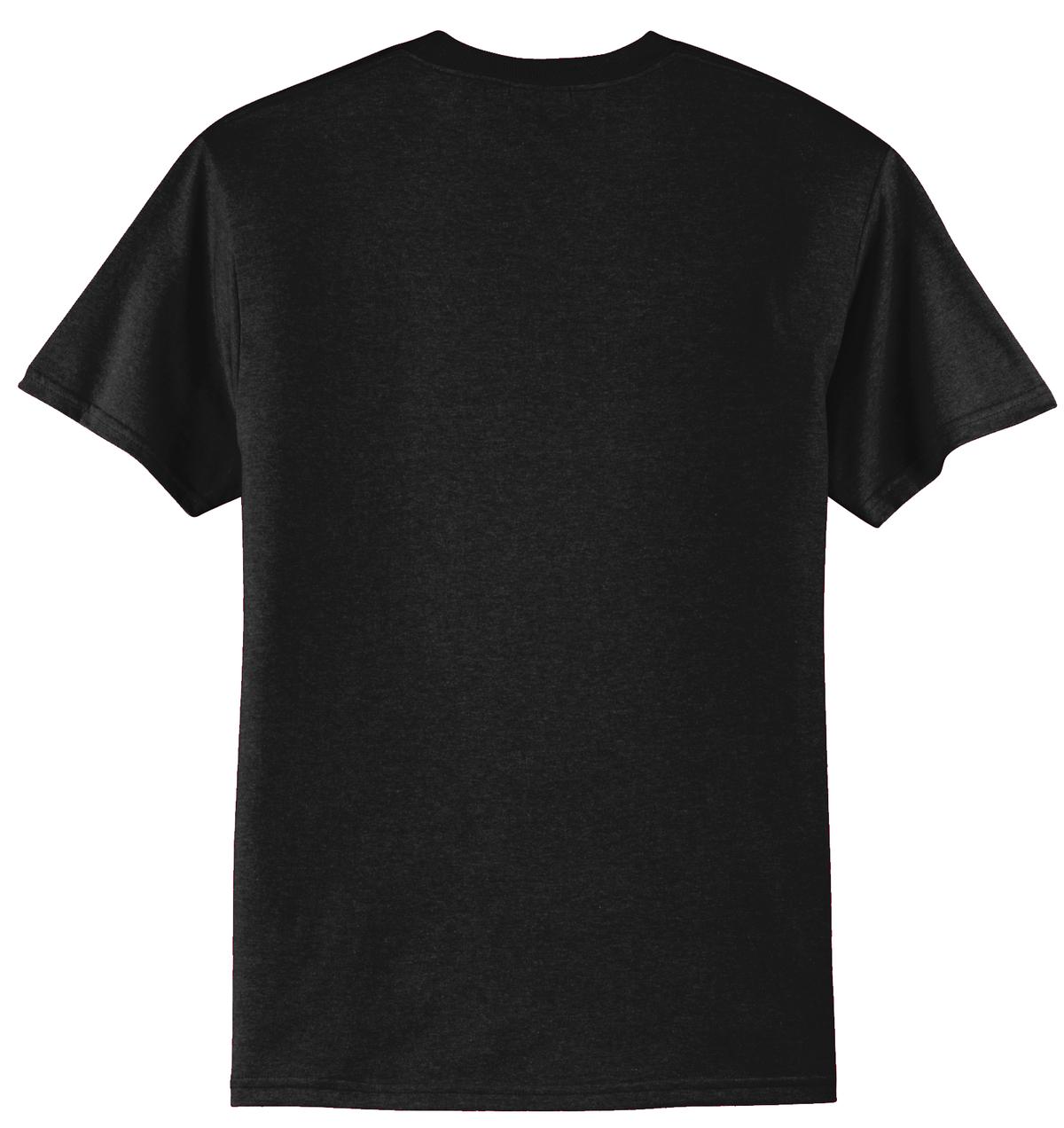 Port & Company Core Blend Tee.  PC55 Jet Black