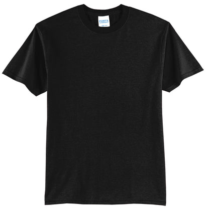 Port & Company Core Blend Tee.  PC55 Jet Black