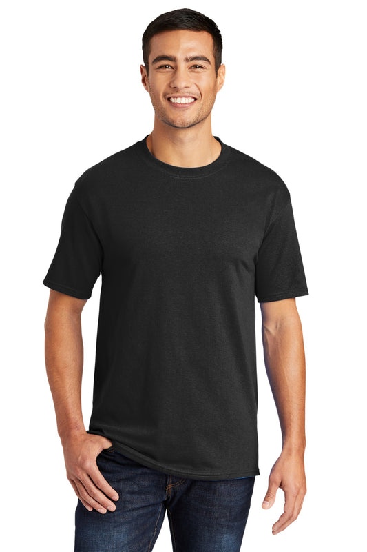 Port & Company Tall Core Blend Tee. PC55T Jet Black Tall