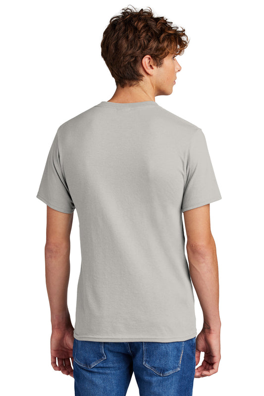 Port & Company Core Blend Tee.  PC55 Silver