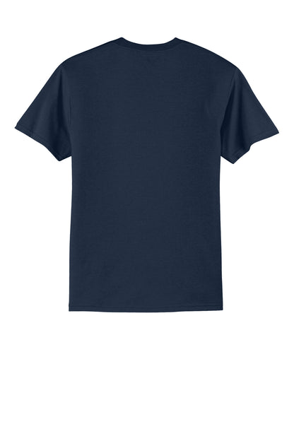 Port & Company Core Blend Tee.  PC55 True Navy