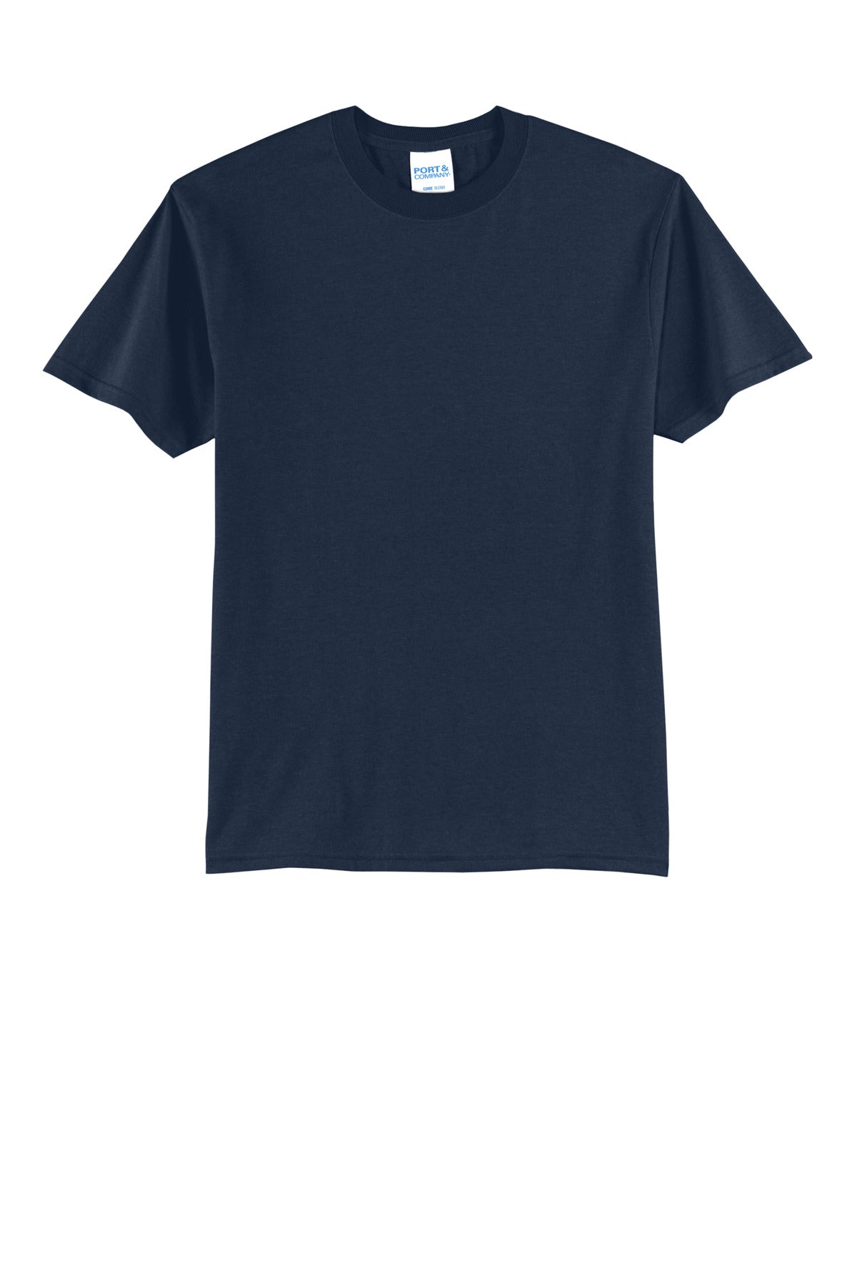 Port & Company Core Blend Tee.  PC55 True Navy