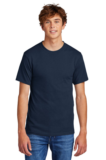 Port & Company Core Blend Tee.  PC55 True Navy