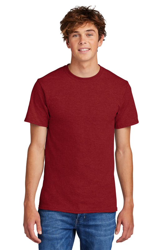 Port & Company Core Blend Tee.  PC55 Vintage Red