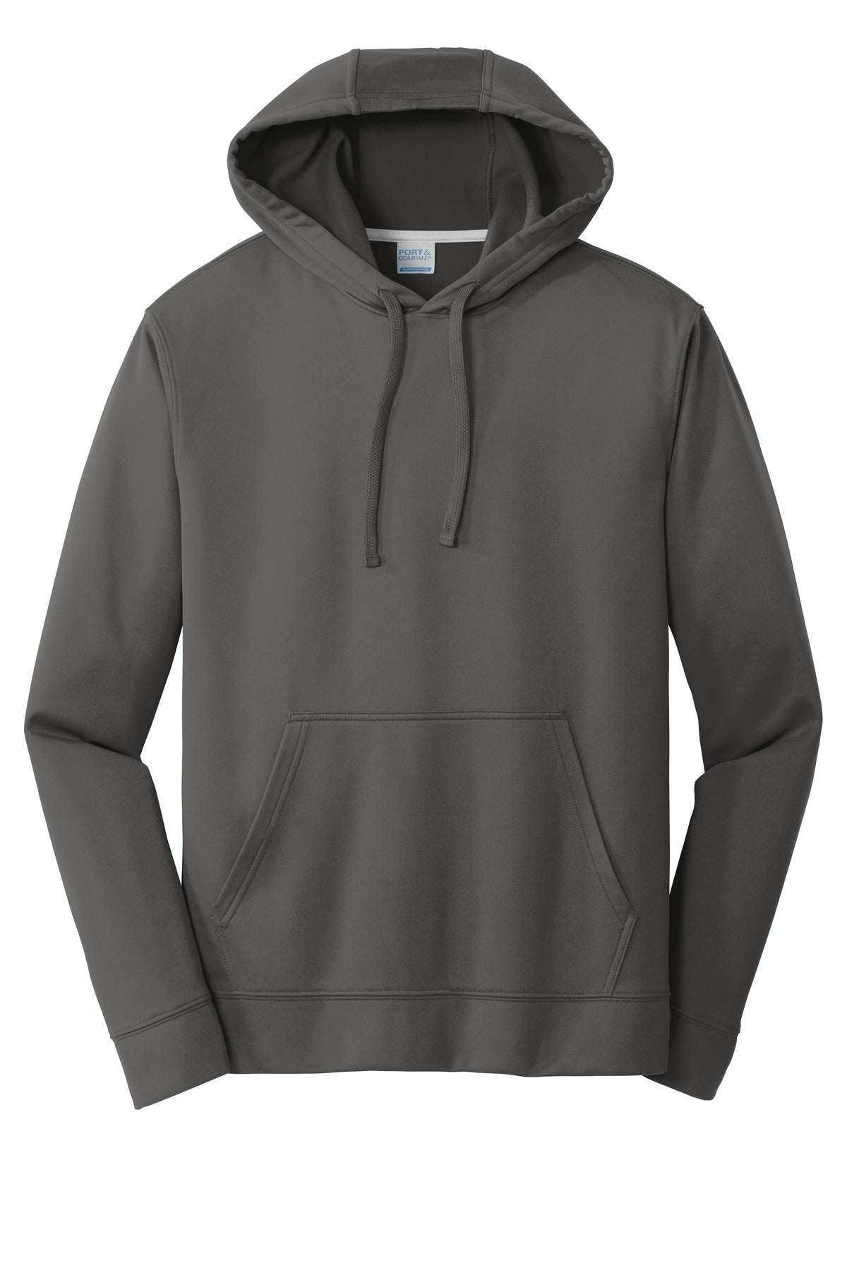 Port & Company Performance Fleece Pullover Hooded Sweatshirt. PC590H Charcoal