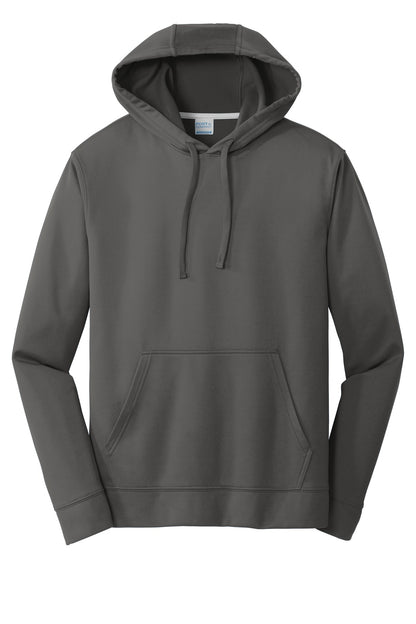 Port & Company Performance Fleece Pullover Hooded Sweatshirt. PC590H Charcoal