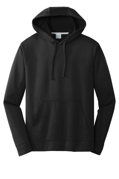 Port & Company Performance Fleece Pullover Hooded Sweatshirt. PC590H Jet Black