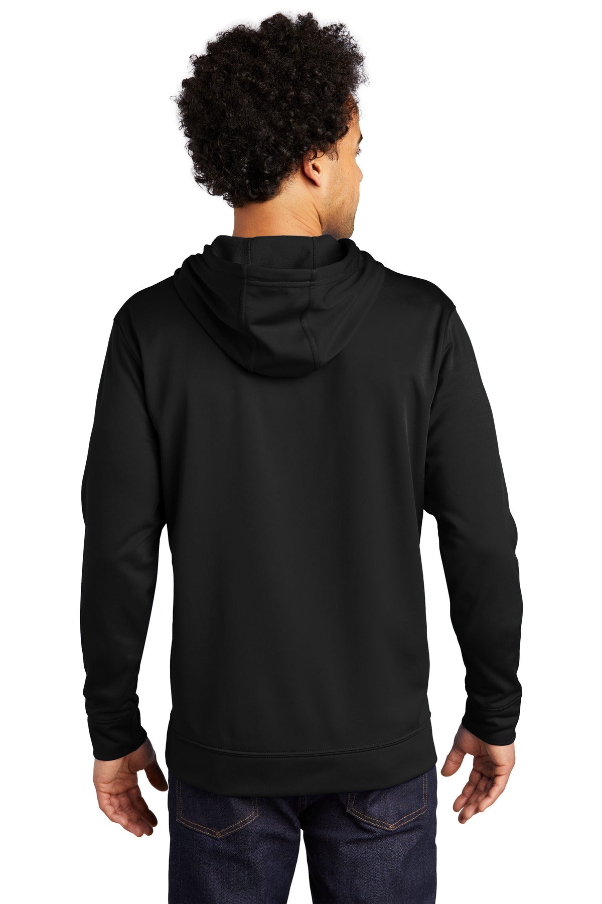 Port & Company Performance Fleece Pullover Hooded Sweatshirt. PC590H Jet Black
