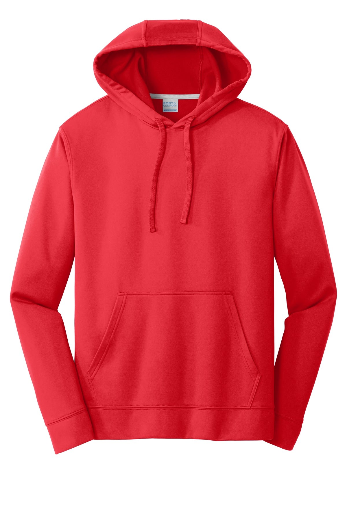 Port & Company Performance Fleece Pullover Hooded Sweatshirt. PC590H Red