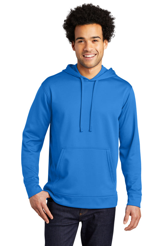 Port & Company Performance Fleece Pullover Hooded Sweatshirt. PC590H Royal