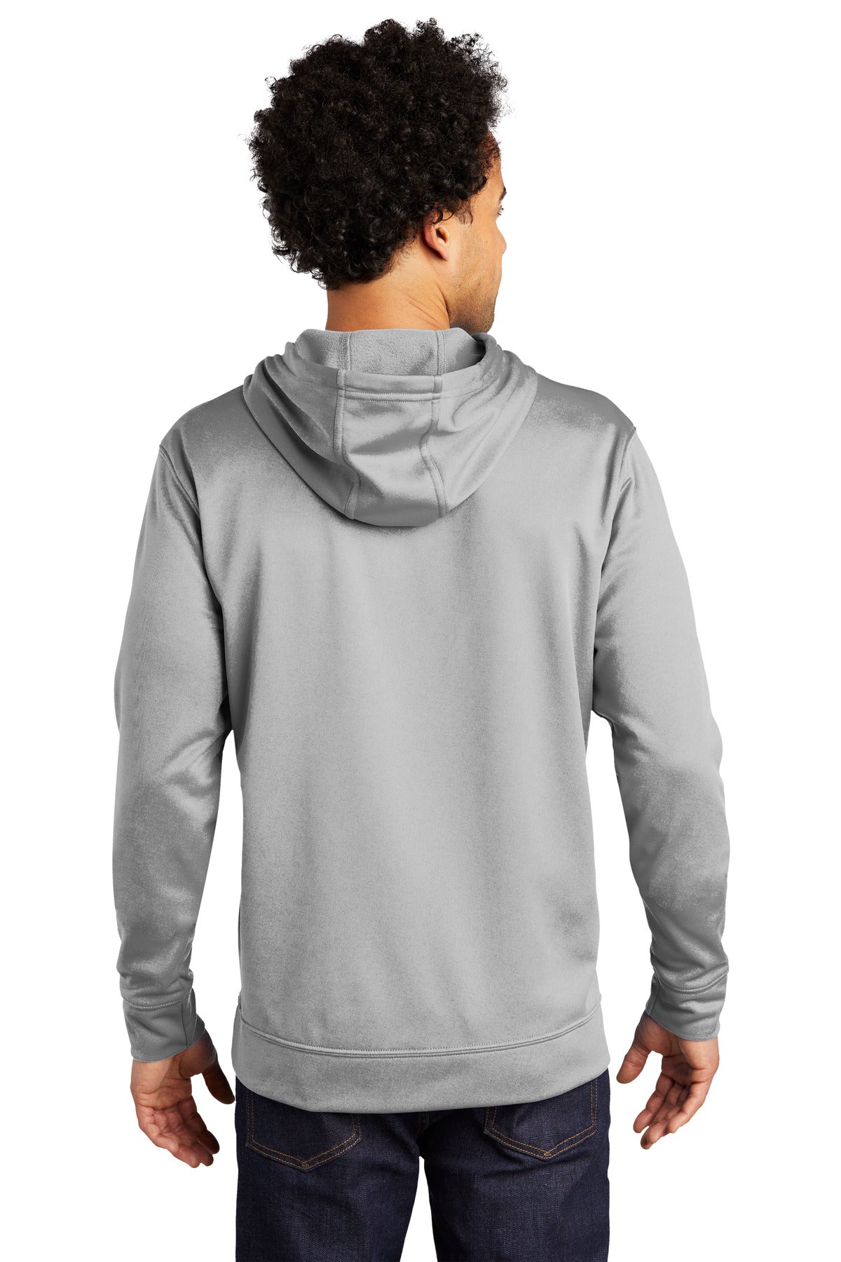 Port & Company Performance Fleece Pullover Hooded Sweatshirt. PC590H Silver