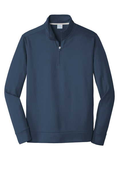 Port & CompanyPerformance Fleece 1/4-Zip Pullover Sweatshirt. PC590Q Deep Navy