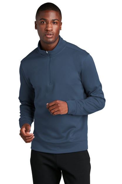 Port & CompanyPerformance Fleece 1/4-Zip Pullover Sweatshirt. PC590Q Deep Navy