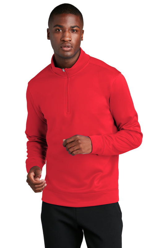 Port & CompanyPerformance Fleece 1/4-Zip Pullover Sweatshirt. PC590Q Red