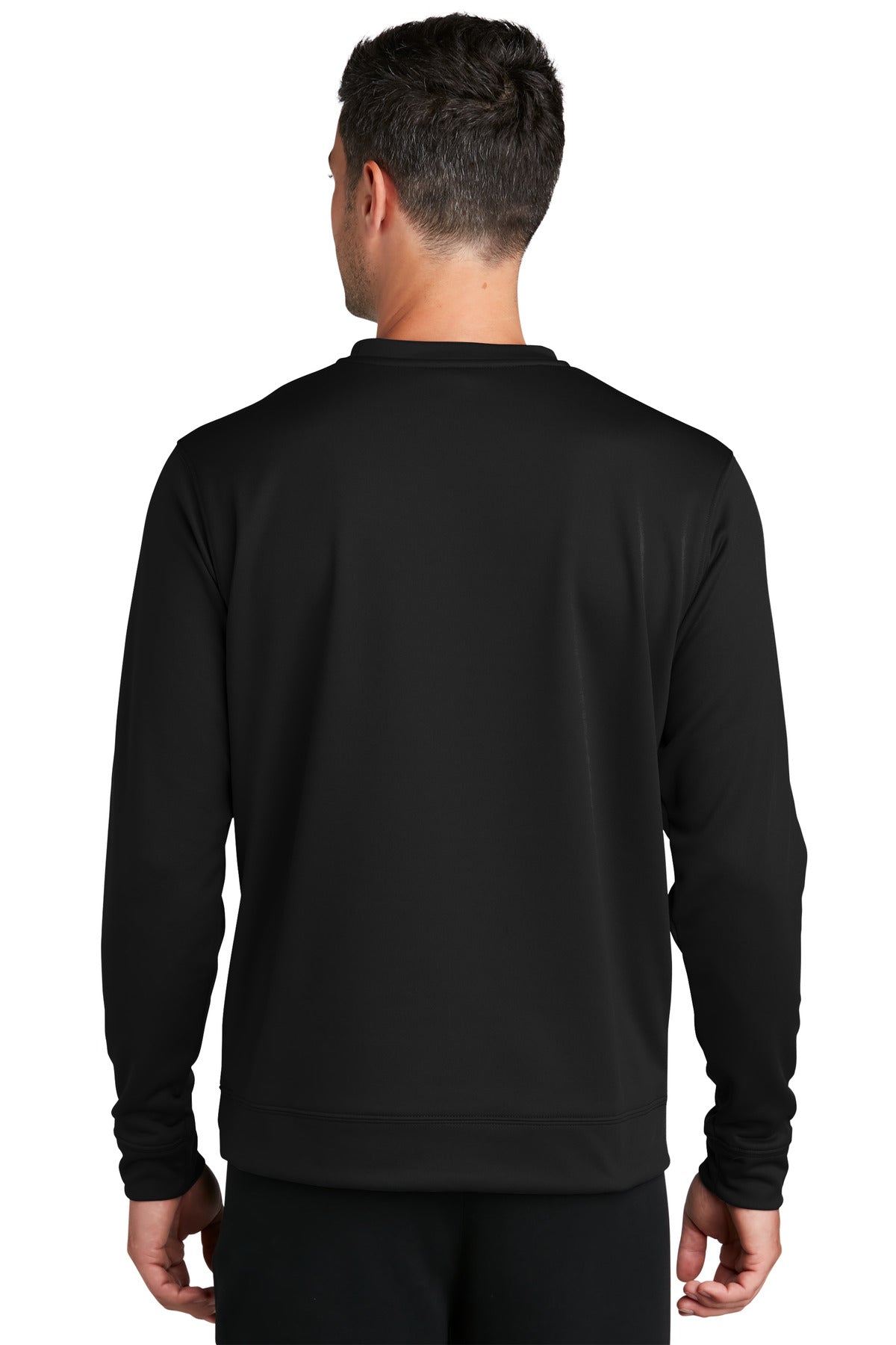 Port & CompanyPerformance Fleece Crewneck Sweatshirt. PC590 Jet Black
