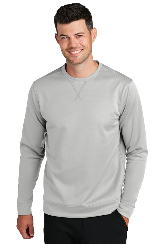 Port & CompanyPerformance Fleece Crewneck Sweatshirt. PC590 Silver