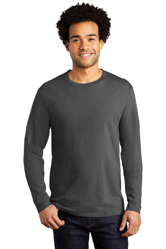 Port & Company Long Sleeve Bouncer Tee PC600LS Coal Grey