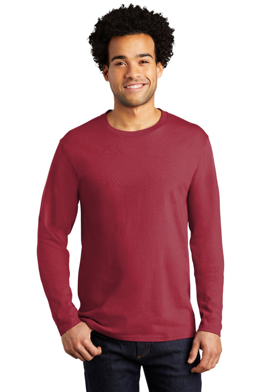 Port & Company Long Sleeve Bouncer Tee PC600LS Rich Red
