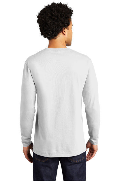 Port & Company Long Sleeve Bouncer Tee PC600LS White