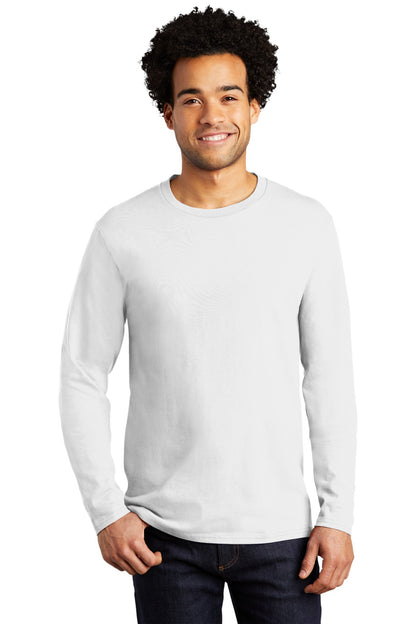 Port & Company Long Sleeve Bouncer Tee PC600LS White