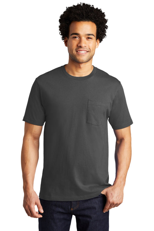 Port & Company Bouncer Pocket Tee PC600P Coal Grey