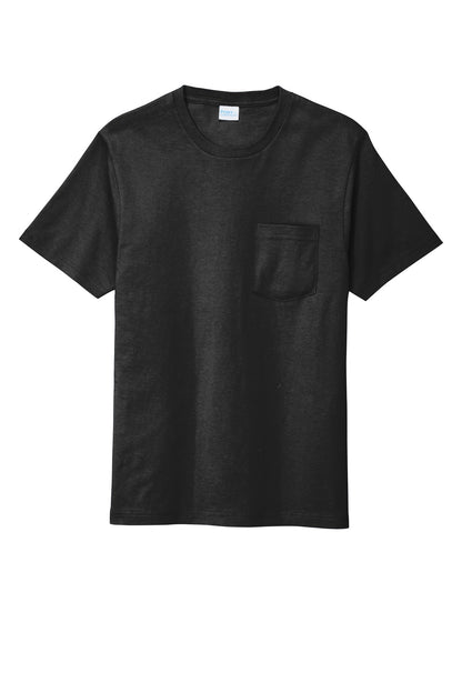 Port & Company Bouncer Pocket Tee PC600P Deep Black